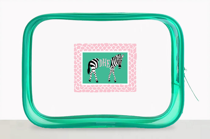 jellybag in green, zebra