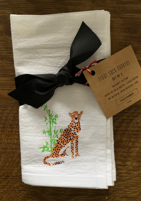 cheetah safari napkin